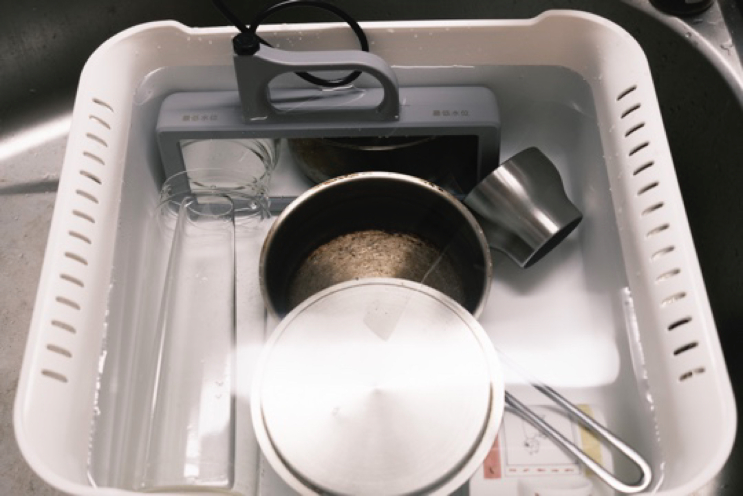 超音波食洗機の「The Washer Pro」で皿洗いを楽にする！心震える家電が届いたので、使い汚れの落ち具合をレビューする | GarretCafe